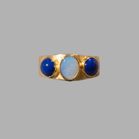 Ring Opal / Lapislazuli