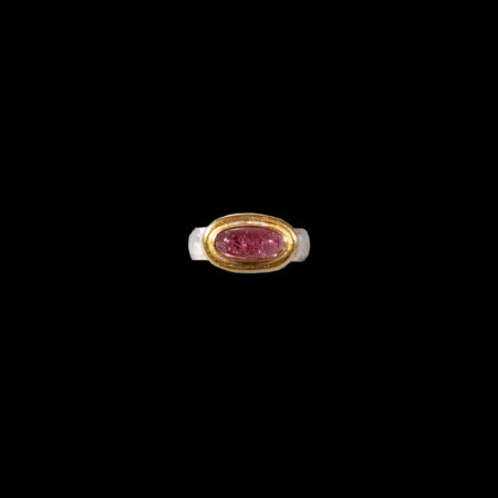 Rosa Turmalin-Ring